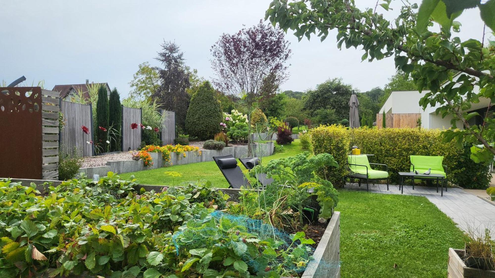 Le Jardin Des Pies Panzió Manspach Kültér fotó